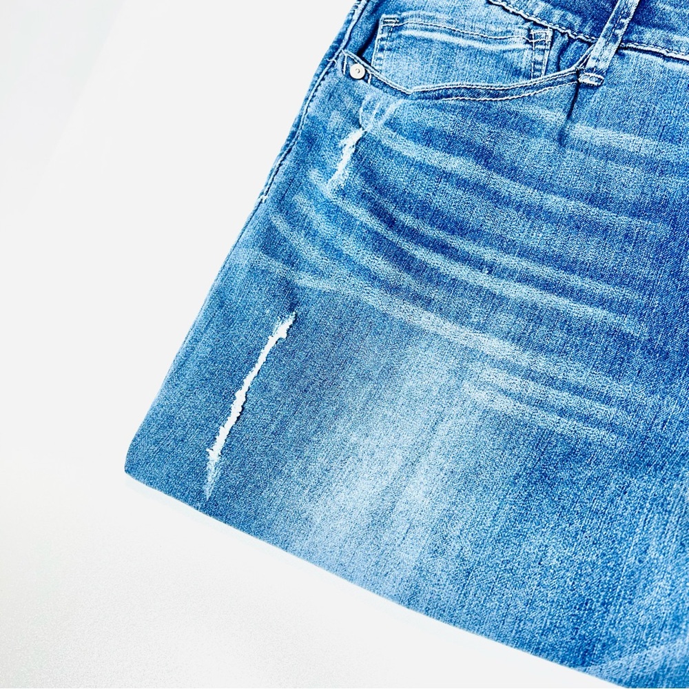 Democracy jeans Ab Solution skinny jeans distressed stretchy women Size 18 - Picture 8 of 14